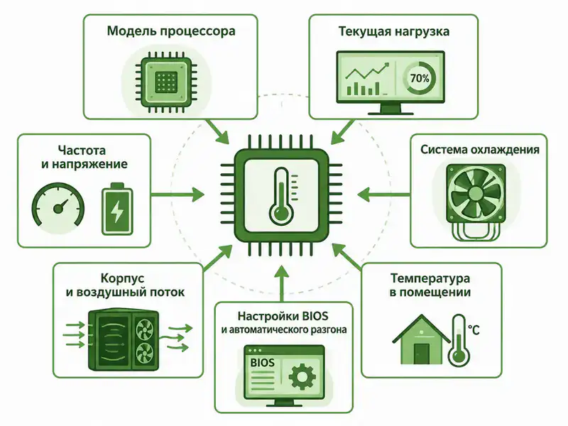 Температура процессора