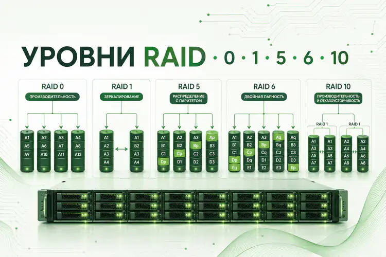 Уровни RAID